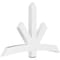 Ekena Millwork Alberta Architectural Grade PVC Gable Bracket, 72"W x 45"H x 4"D x 6"F, 15/12 Pitch GBP072X45X0406ALB00 - alternate 1